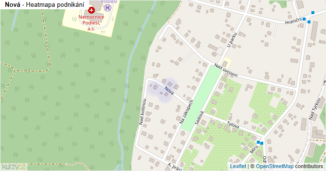 Nová - mapa podnikání