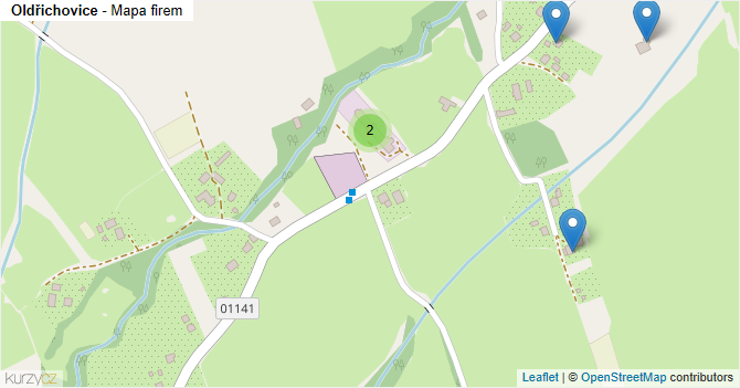 Oldřichovice - mapa firem