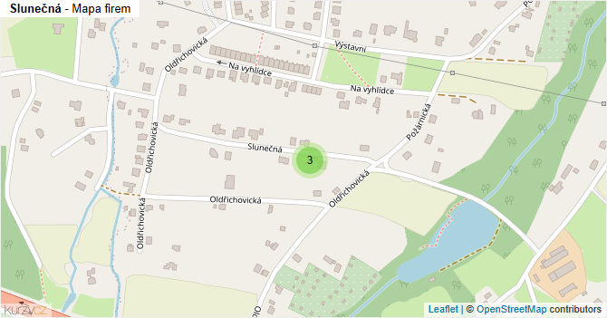 Slunečná - mapa firem