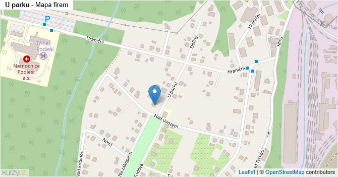 U parku - mapa firem
