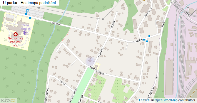 U parku - mapa podnikání