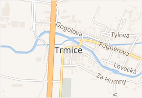 Bělský Park v obci Trmice - mapa ulice