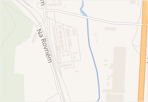 Na Rovném v obci Trmice - mapa ulice
