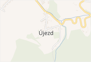 Újezd v obci Trmice - mapa ulice