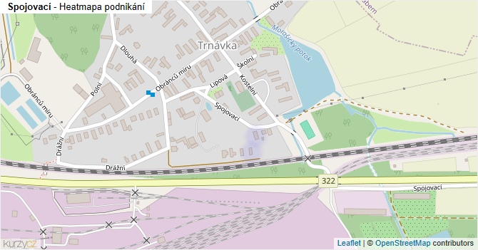 Spojovací - mapa podnikání