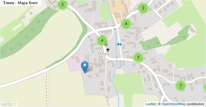 Trnov - mapa firem