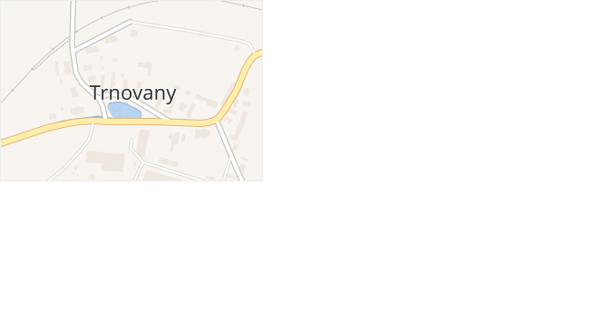 Trnovany v obci Trnovany - mapa části obce