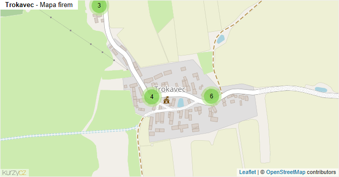 Trokavec - mapa firem