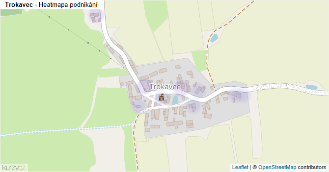 Trokavec - mapa podnikání