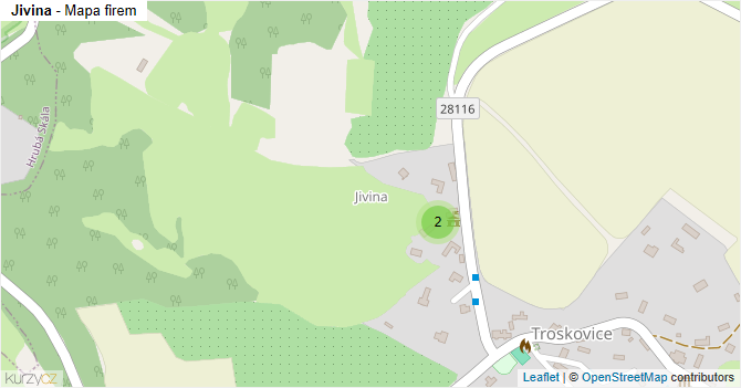 Jivina - mapa firem