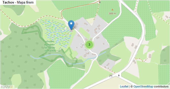 Tachov - mapa firem