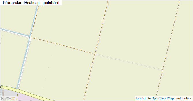 Přerovská - mapa podnikání