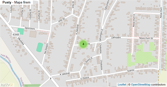 Pusty - mapa firem