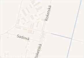 Roketská v obci Troubky - mapa ulice