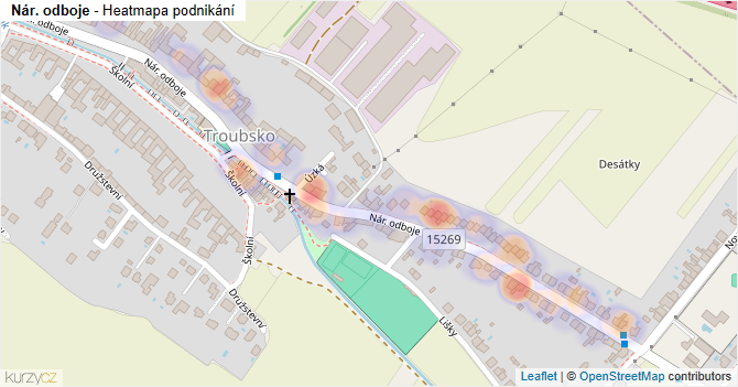 Nár. odboje - mapa podnikání