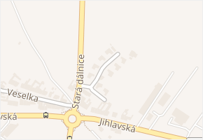 Stromovka v obci Troubsko - mapa ulice