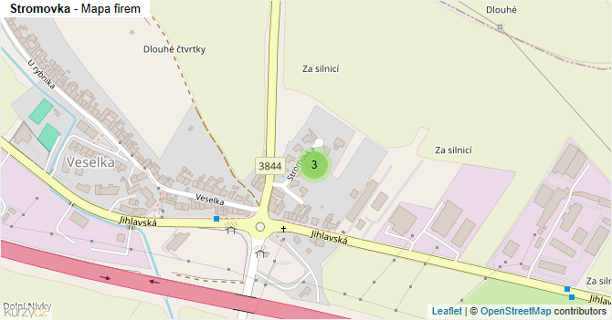 Stromovka - mapa firem
