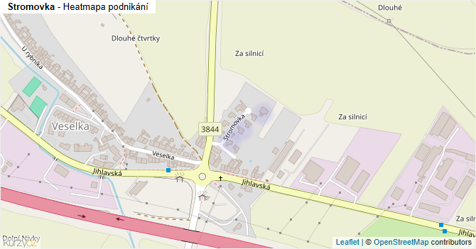 Stromovka - mapa podnikání