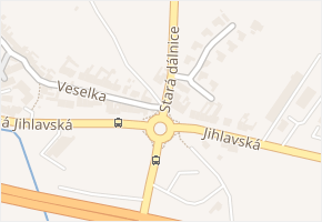 Veselka v obci Troubsko - mapa ulice