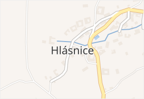 Hlásnice v obci Trpín - mapa části obce