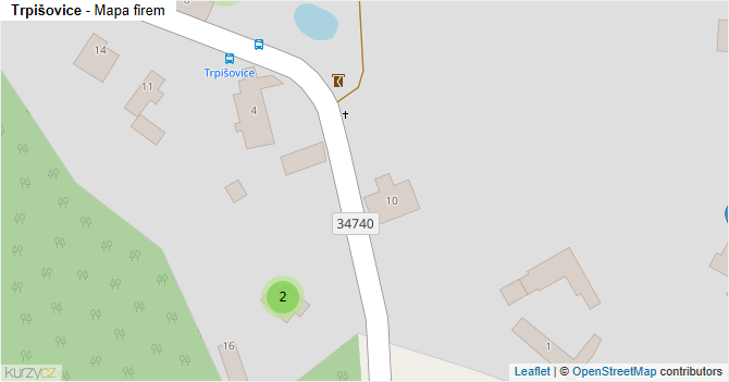 Trpišovice - mapa firem
