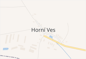 Horní Ves v obci Trstěnice - mapa části obce