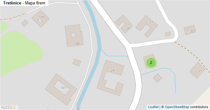 Trstěnice - mapa firem