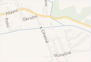 K Cihelně v obci Trubín - mapa ulice