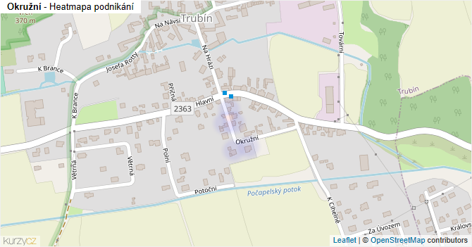 Okružní - mapa podnikání