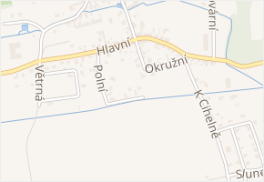 Potoční v obci Trubín - mapa ulice