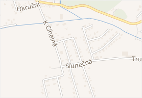 Za Úvozem v obci Trubín - mapa ulice