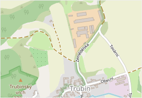 Zemědělská v obci Trubín - mapa ulice