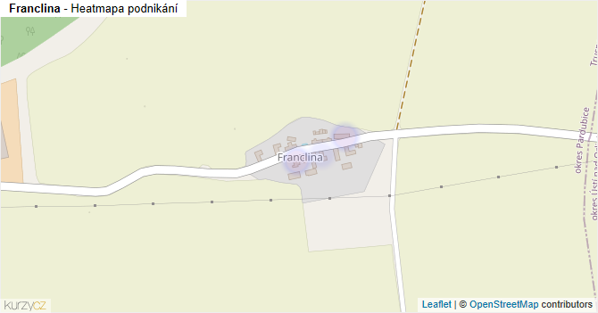 Franclina - mapa podnikání