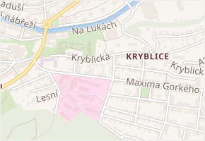 Bednářova v obci Trutnov - mapa ulice