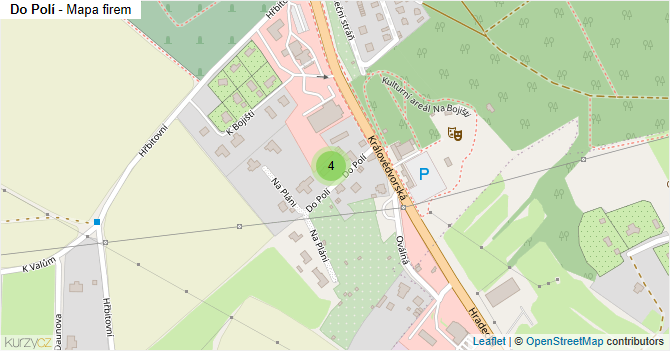 Do Polí - mapa firem