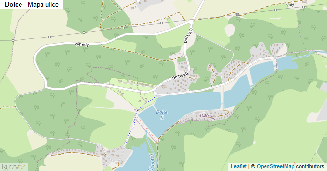 Dolce - mapa ulice