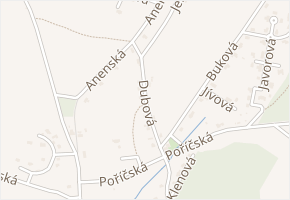 Dubová v obci Trutnov - mapa ulice