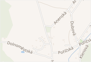 Hornoměstská v obci Trutnov - mapa ulice