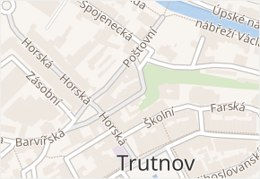 Hradební v obci Trutnov - mapa ulice