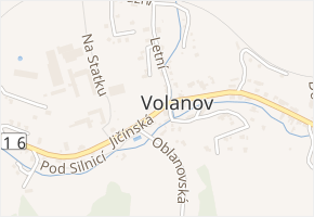 Jičínská v obci Trutnov - mapa ulice
