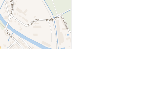 K Bělidlu v obci Trutnov - mapa ulice
