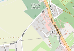 K Bojišti v obci Trutnov - mapa ulice
