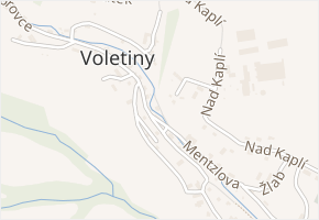 K Lesíku v obci Trutnov - mapa ulice
