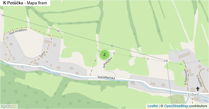 K Potůčku - mapa firem