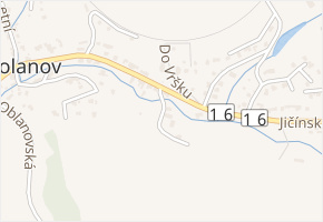 K Šancím v obci Trutnov - mapa ulice