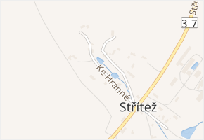 Ke Hranné v obci Trutnov - mapa ulice