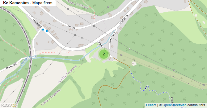 Ke Kamenům - mapa firem