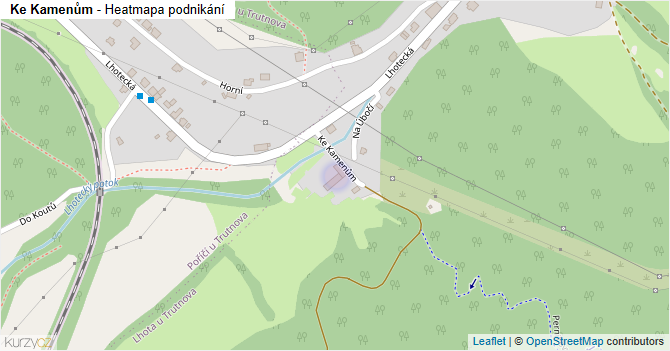 Ke Kamenům - mapa podnikání
