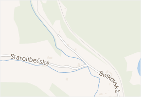 Křenovská v obci Trutnov - mapa ulice