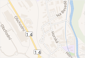 Lomená v obci Trutnov - mapa ulice